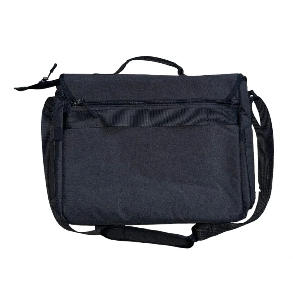 RAVUO Water Resistant Lightweight Messenger Bag/ Satchel 17 Inch-black